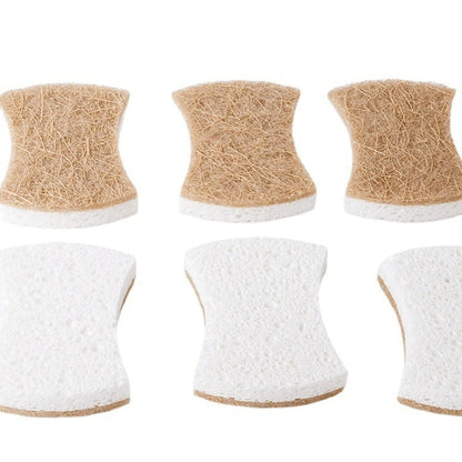Biodegradable Compostable Cellulose and Coconut Scrubber Sponge 12 Units