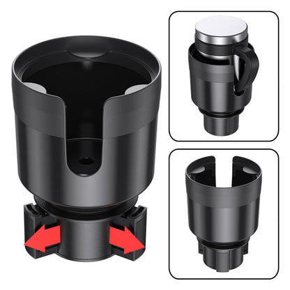 Car Cup Holder Expander Fits Bottles in 3"-3.9" / 16-40oz