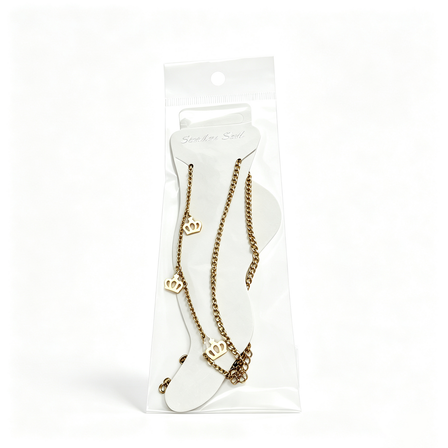 Crown Charm Anklet for Women