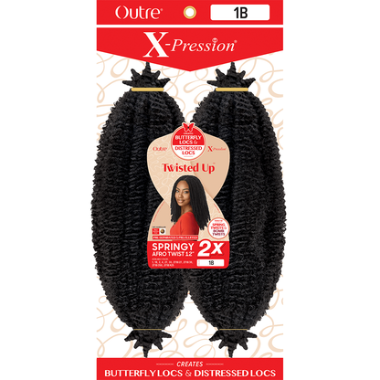Outre Twisted up Springy Afro twist 16"3X / 12"2X