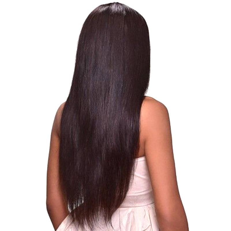 GREEN STRAIGHT SOPRANO Brazilian (9A) Virgin Remi Hair Bundle - Beauty Elements NATURAL