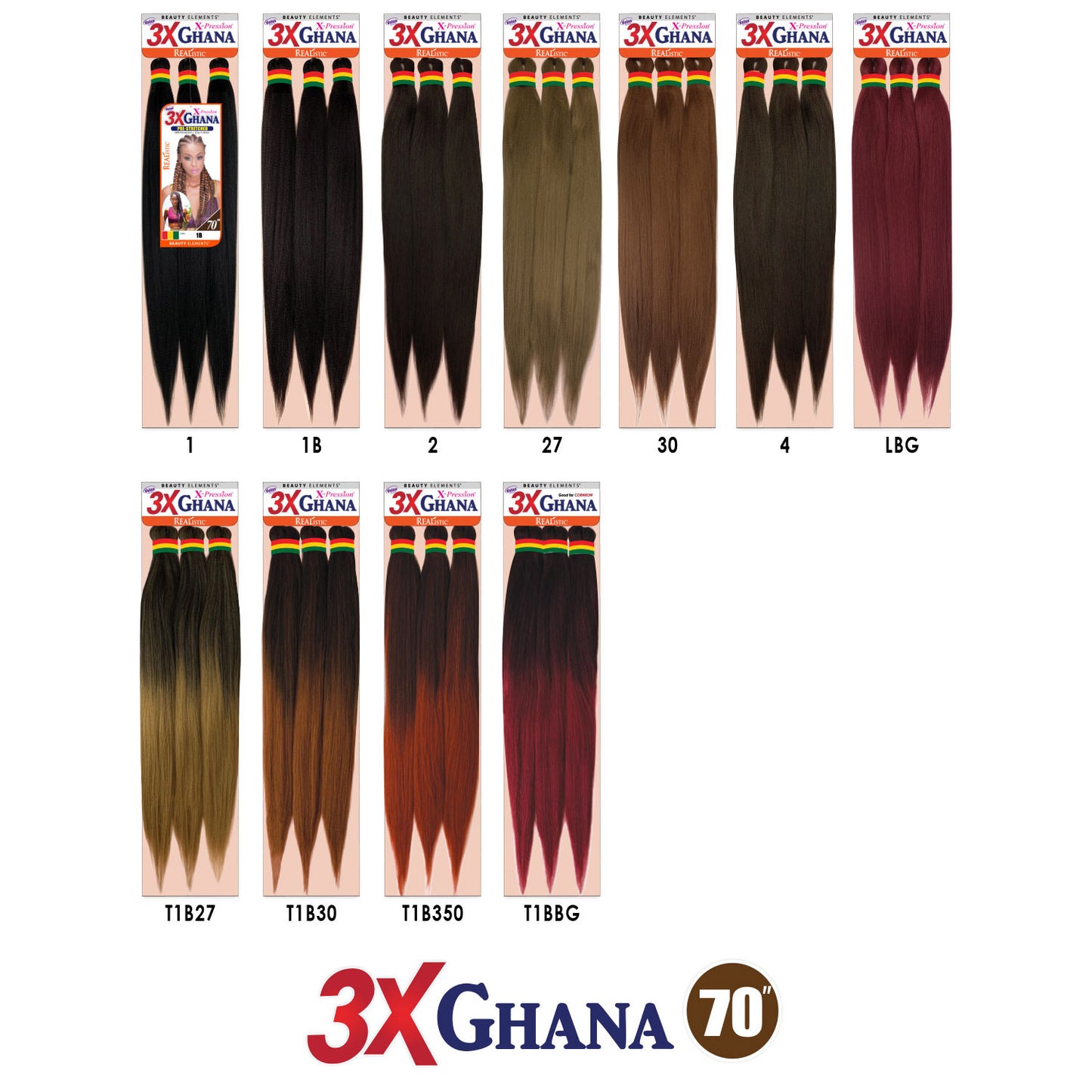 +Bij-3x Ghana X-pression braid