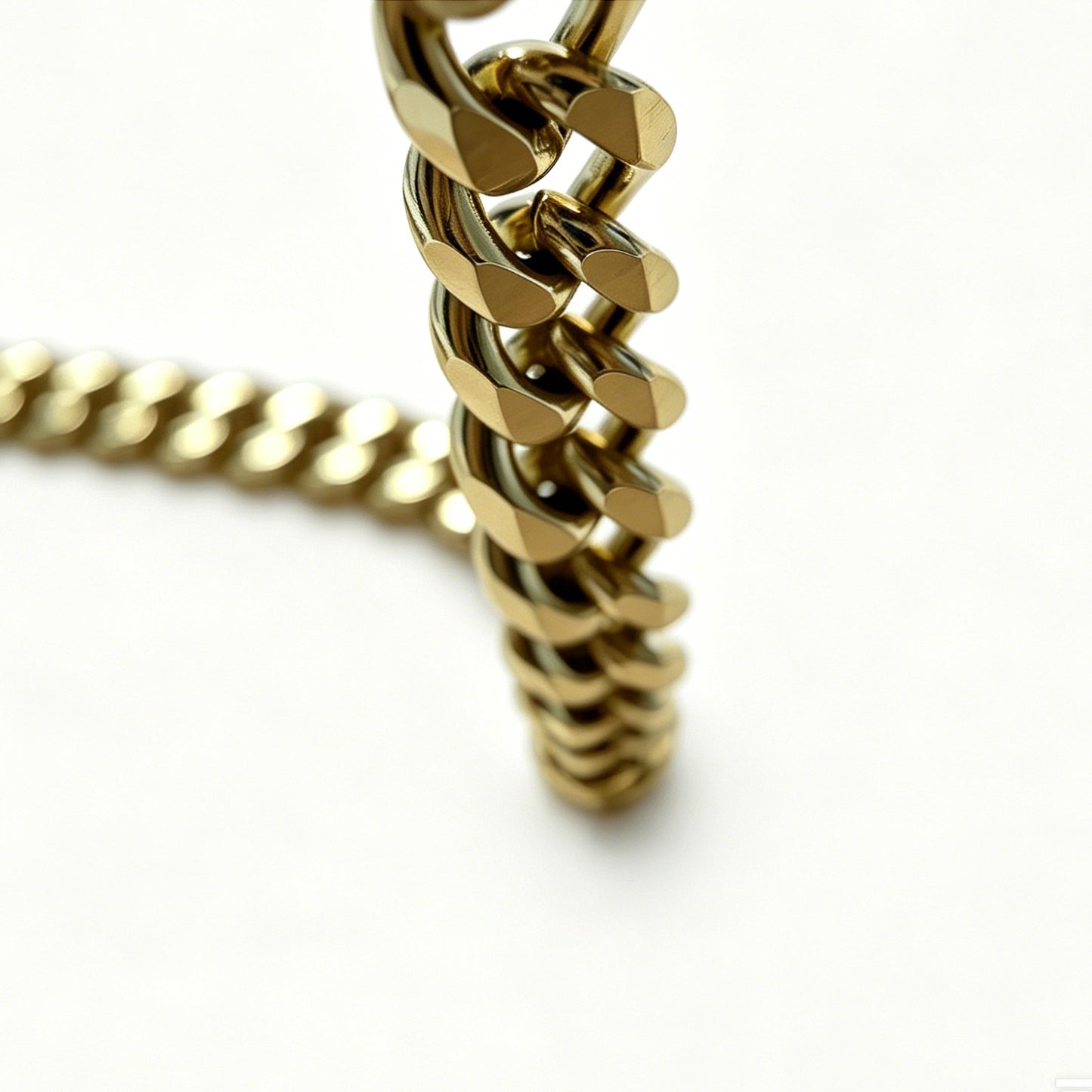 Gold-Tone Curb Chain Bracelet