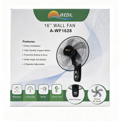 16" Oscillating Wall Fan