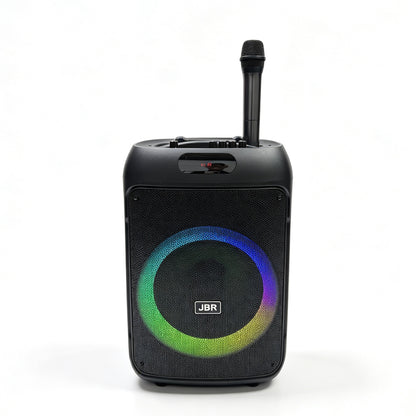 12" Portable TWS Bluetooth Speaker with Wireless Mic & RGB Lights