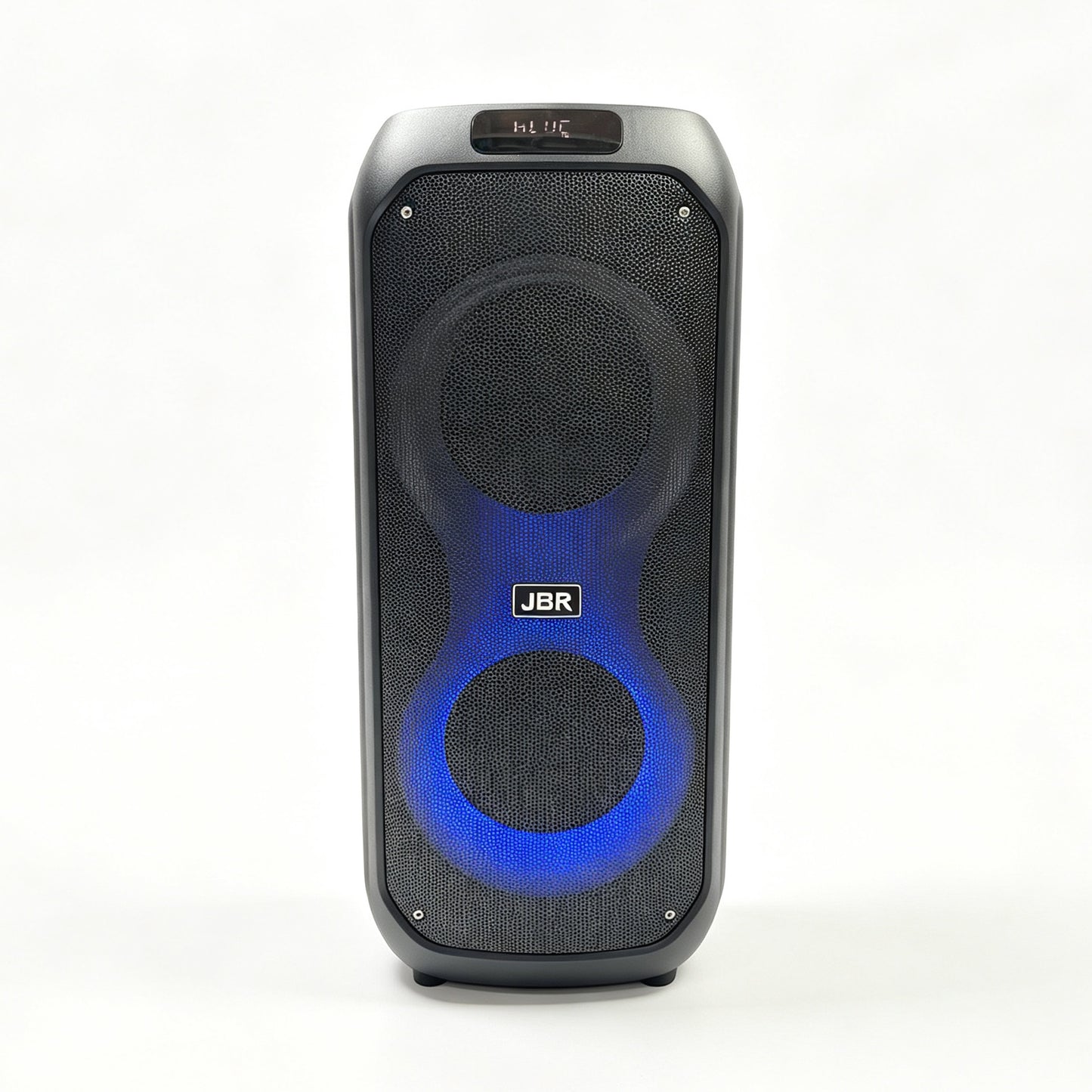 Dual-Driver Portable Bluetooth Speaker with RGB Lights 8"x2
