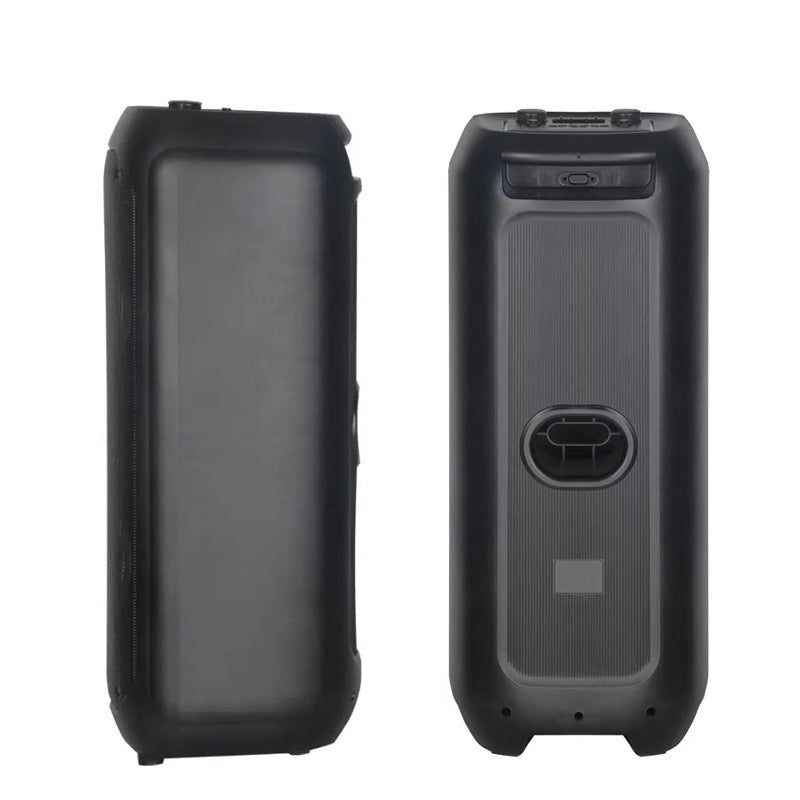 Dual-Driver Portable Bluetooth Speaker with RGB Lights 8"x2