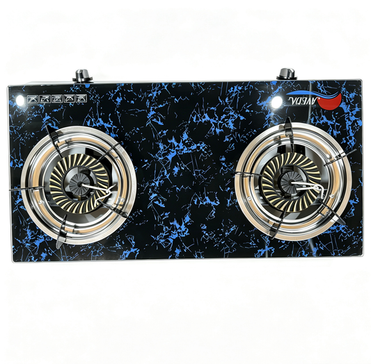 Household 2 Burner Gas Stove, Desktop Gas Cooktop AVD-GS009G