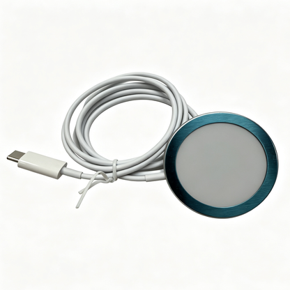 15W Magnetic Wireless Charger, MagSafe Fast Charging Pad with 1M USB-C Cable