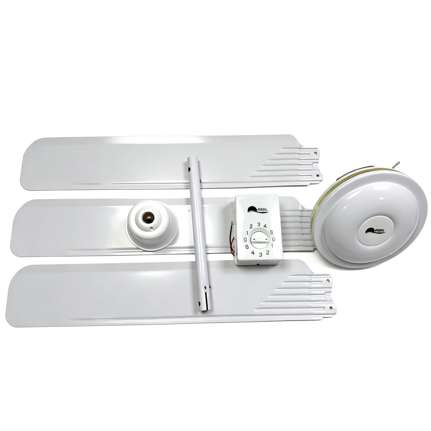 56" Ceiling Fan,65W White