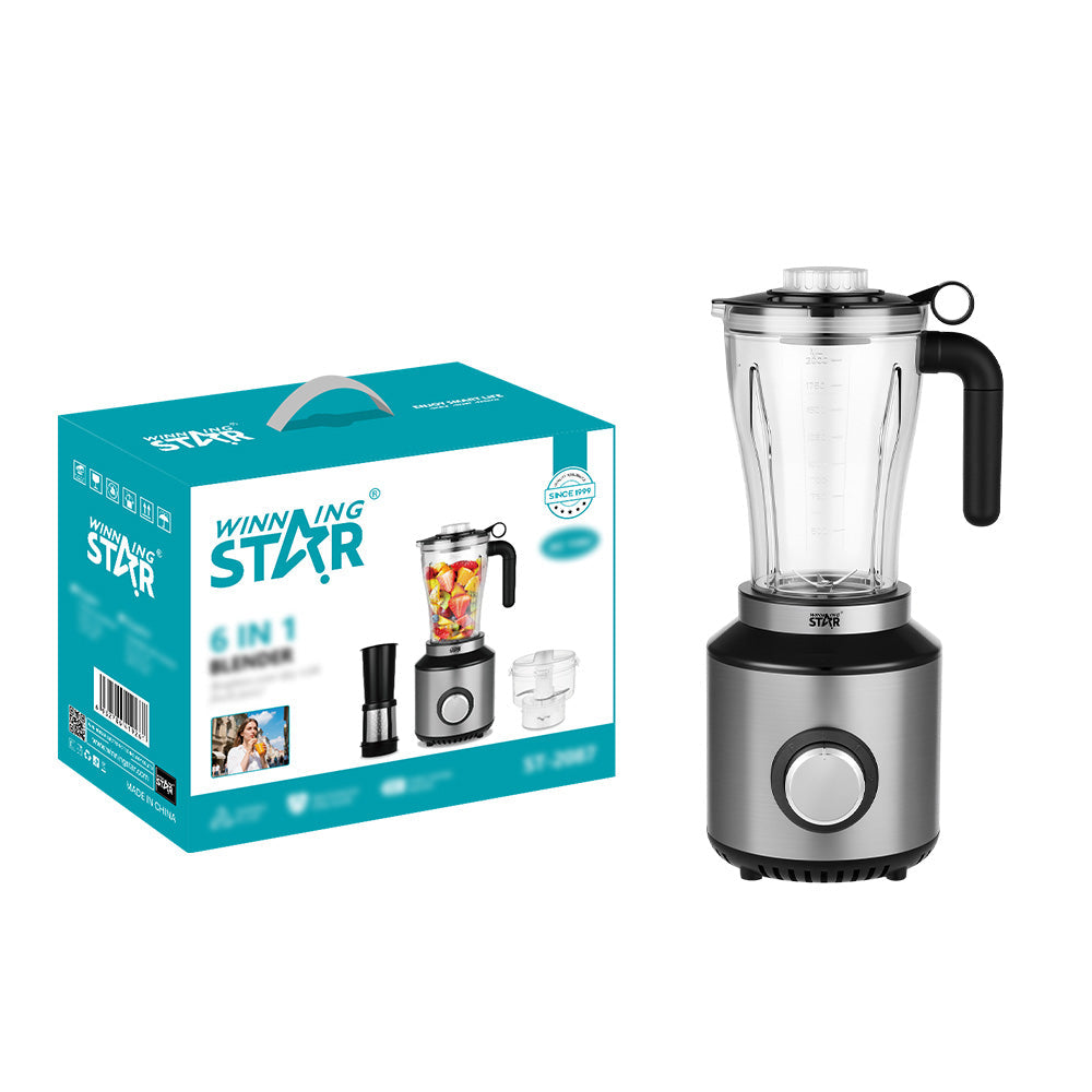 350W 6 IN 1, 1.8-liter/60OZ Blender, Winning Star ST-2087