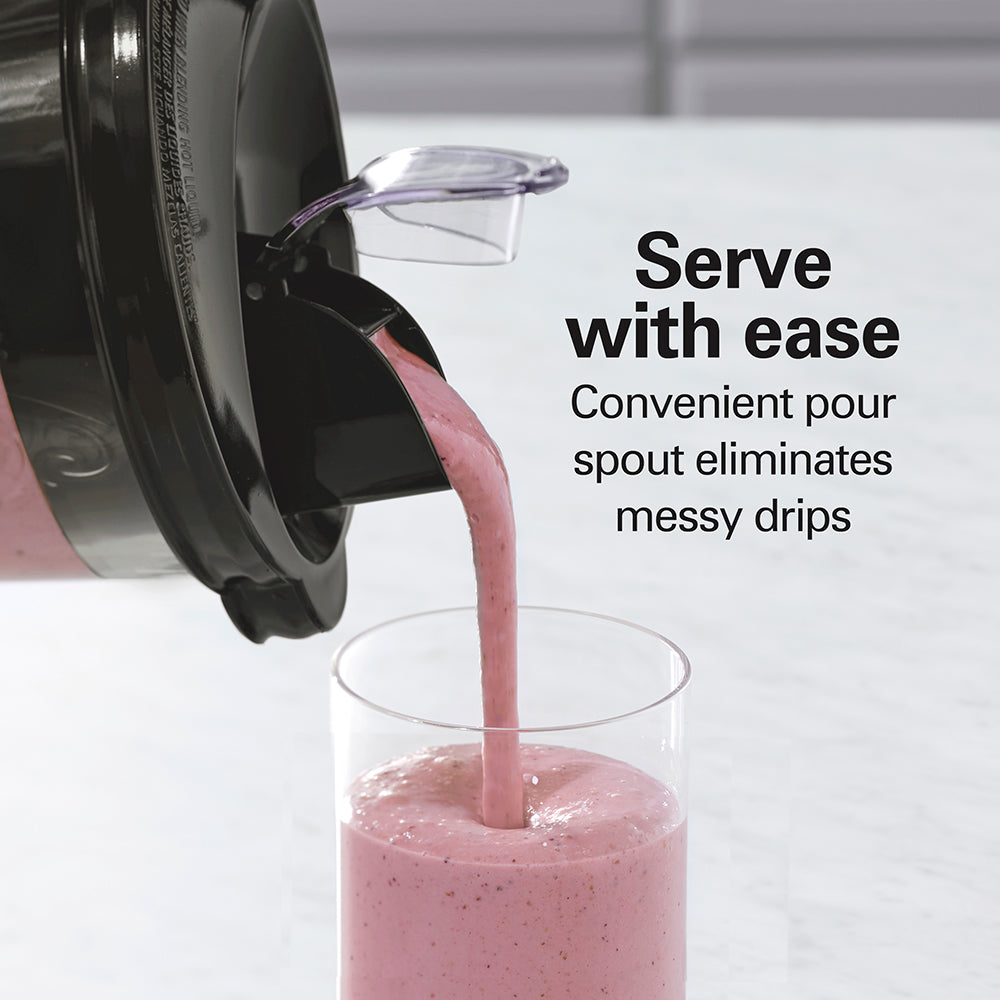 Hamilton Beach Power Elite 700W 40OZ 12-Speed Blender Glass Jar, Black