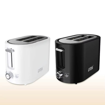 Electric 2 Slice Bread Toaster 700W 7-speed,White