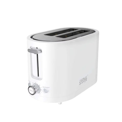 Electric 2 Slice Bread Toaster 700W 7-speed,White