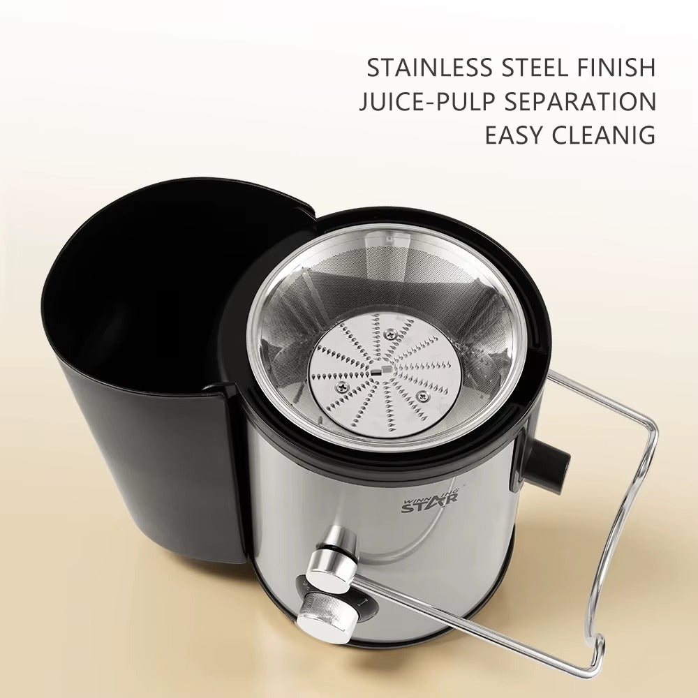 300W Smooth Juice Pulp Separation 2 Speed 1.5L Pulp Bucket Juicer, Juice Extractor WINNING STAR