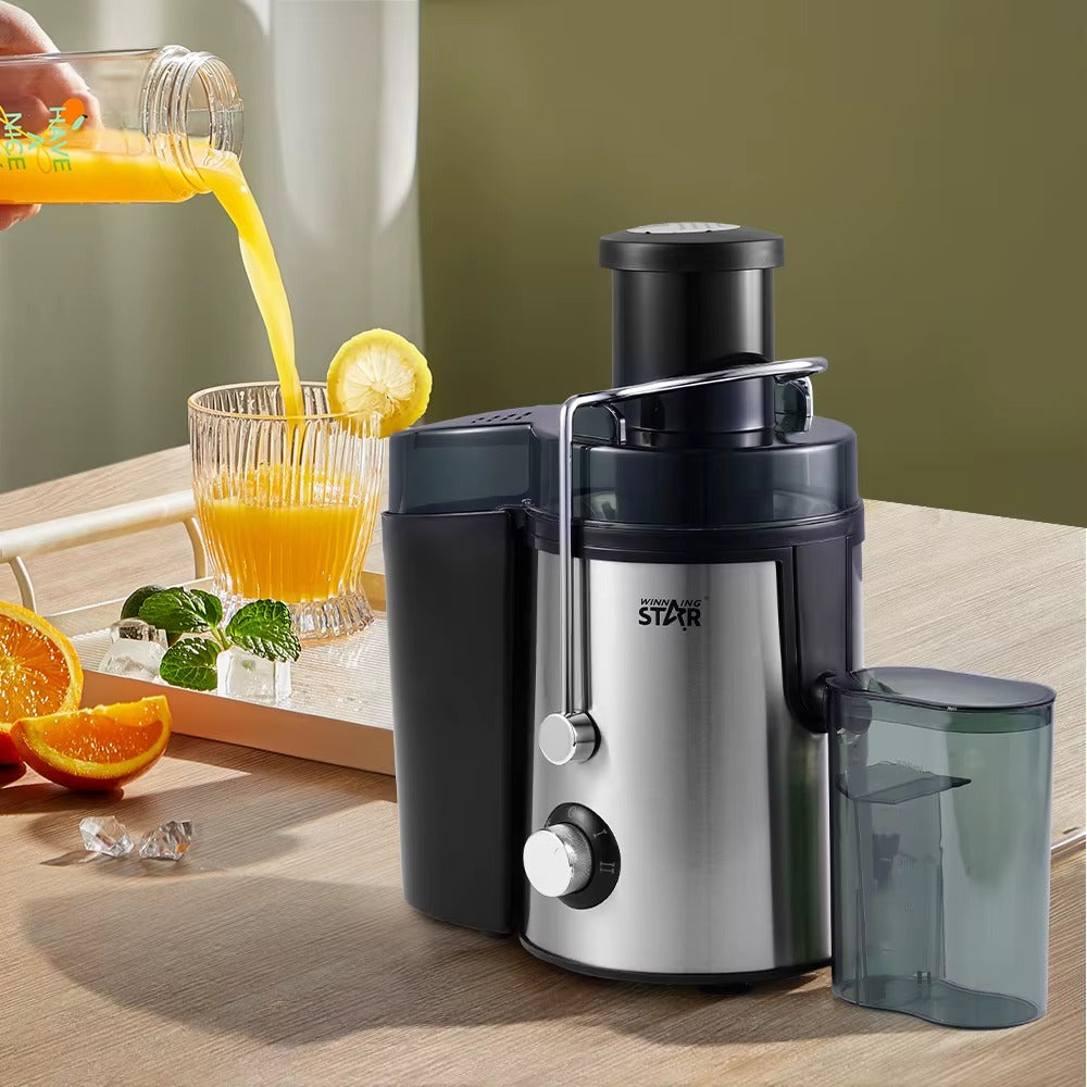 300W Smooth Juice Pulp Separation 2 Speed 1.5L Pulp Bucket Juicer, Juice Extractor WINNING STAR