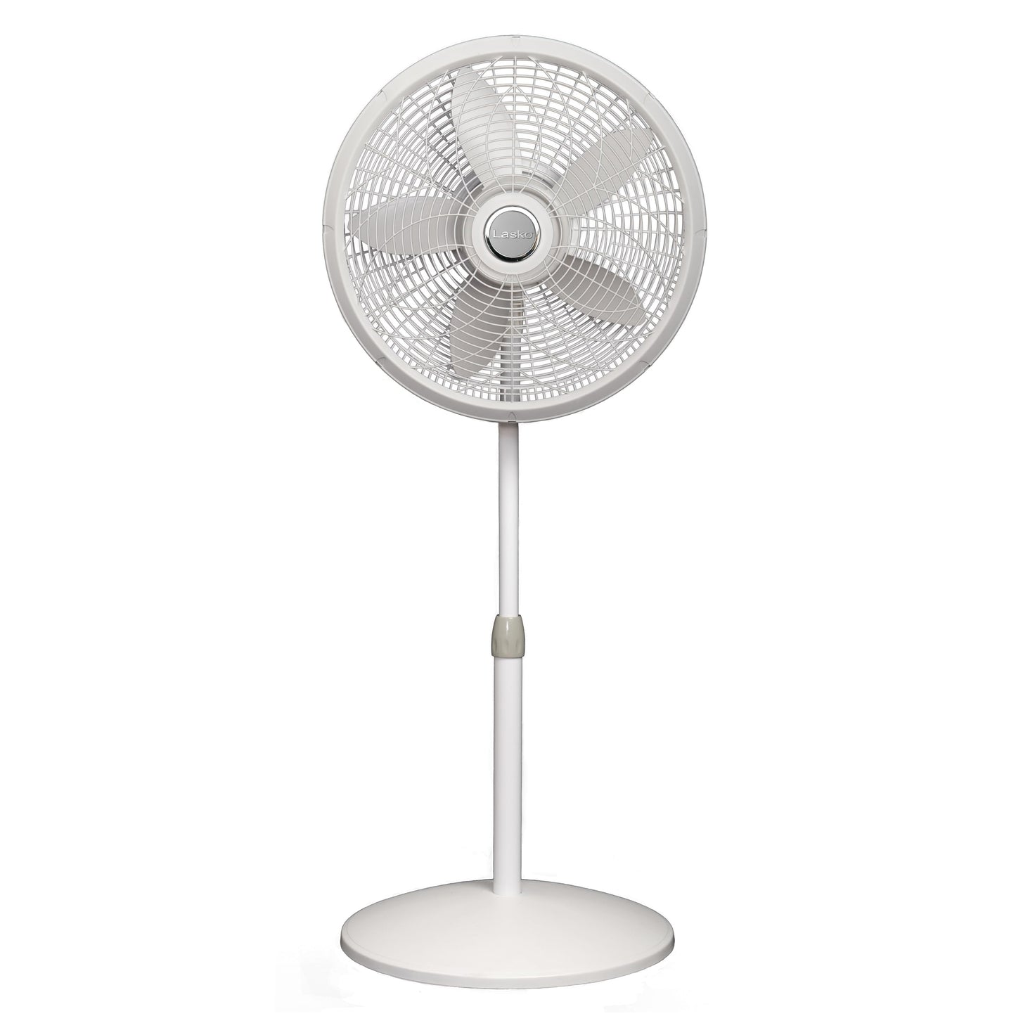 Lasko Pedestal Fan 18" with Adjustable Height 3 Speeds,White