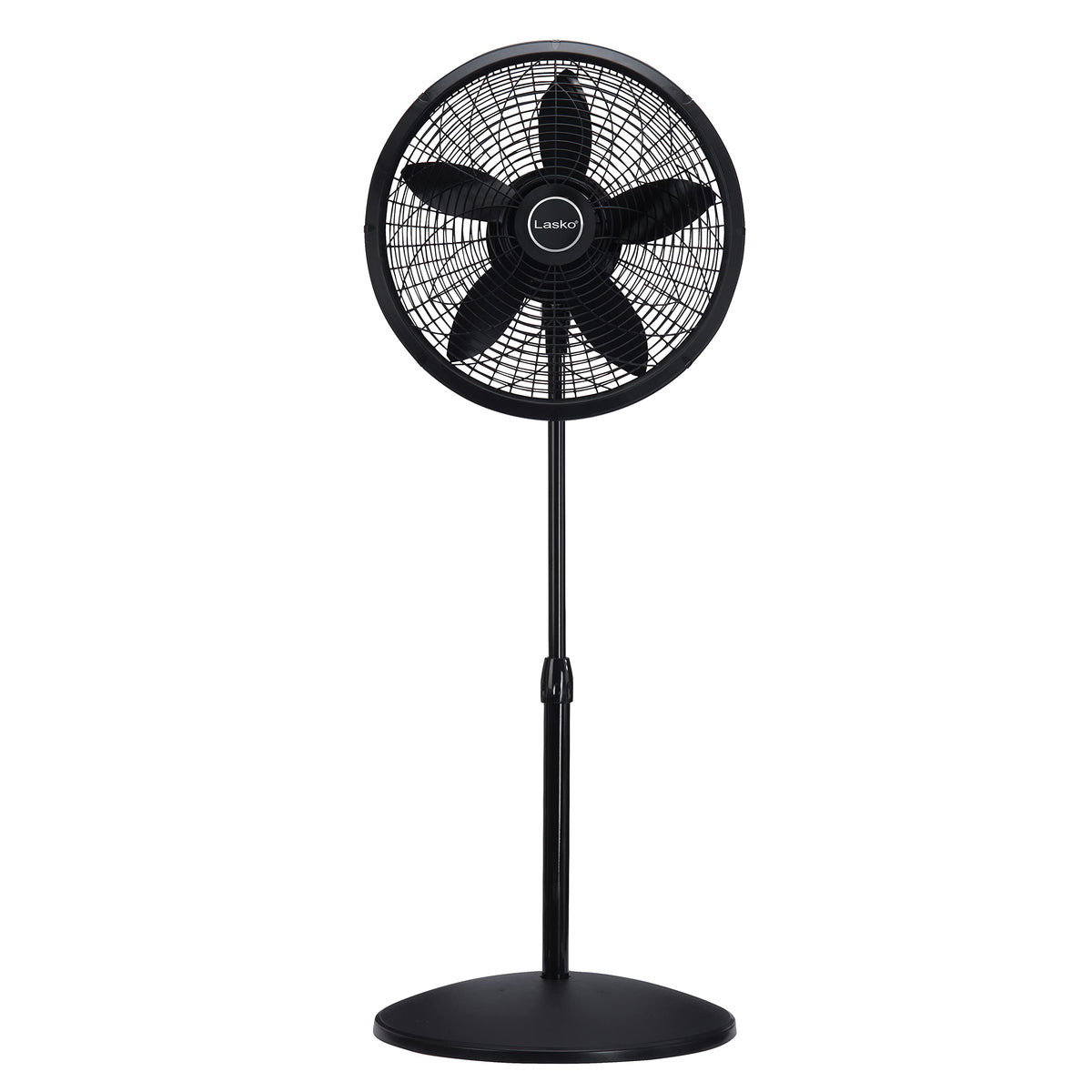Lasko Pedestal Fan 18" with Adjustable Height 3 Speeds,Black