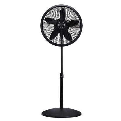 Lasko Pedestal Fan 18" with Adjustable Height 3 Speeds,Black