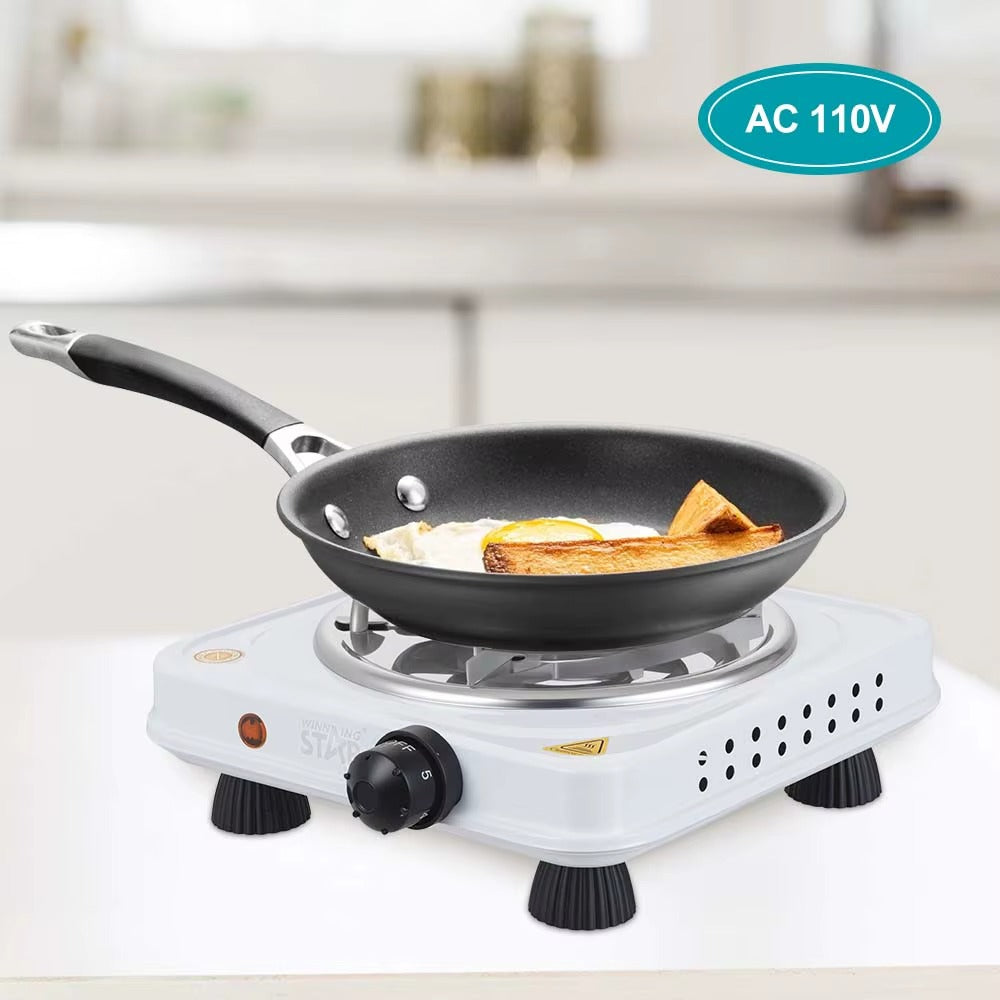 WINNING STAR Electric Stove Coil Hot Plate 900W Single-burner,White