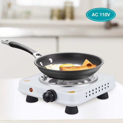 WINNING STAR Electric Stove Coil Hot Plate 900W Single-burner,White