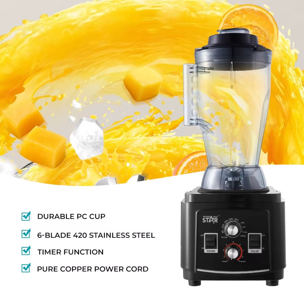 1600W Large Capacity 5.5L/5.8QT High Speed Blender Multifunctional Mixer Grinder Juicer Chopper,WINNING STAR