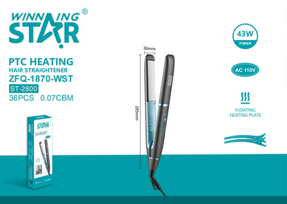 43W PTC Heating Hair Straightener