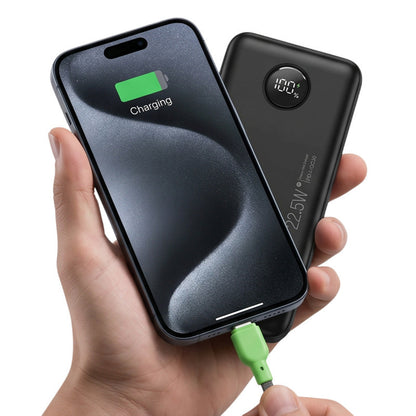 10000mAh PD22.5W Power Bank Type C + USB A Outlet