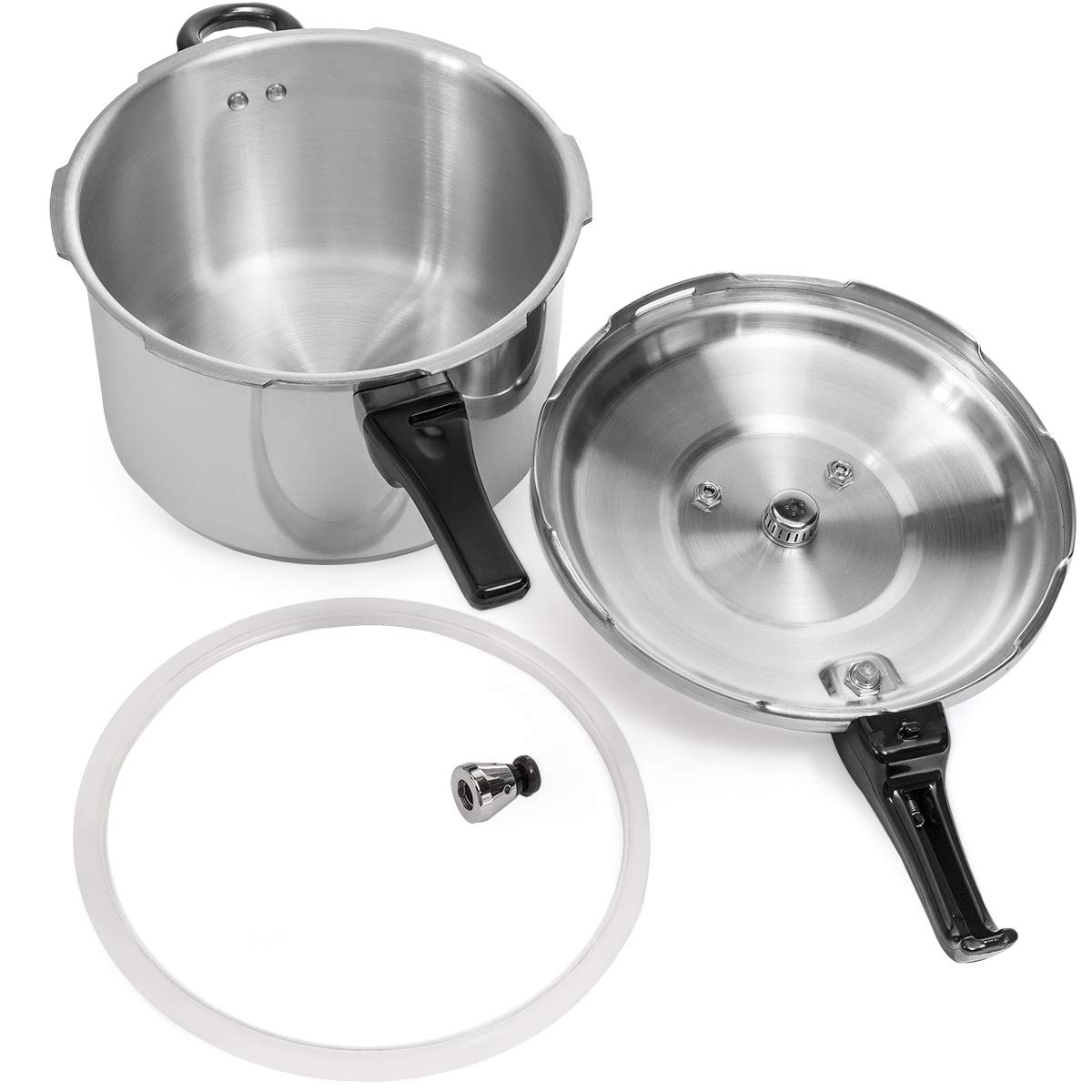 8.5L/9QT 26cm/10inches Pressure Cooker Aluminium,Mirror Polished