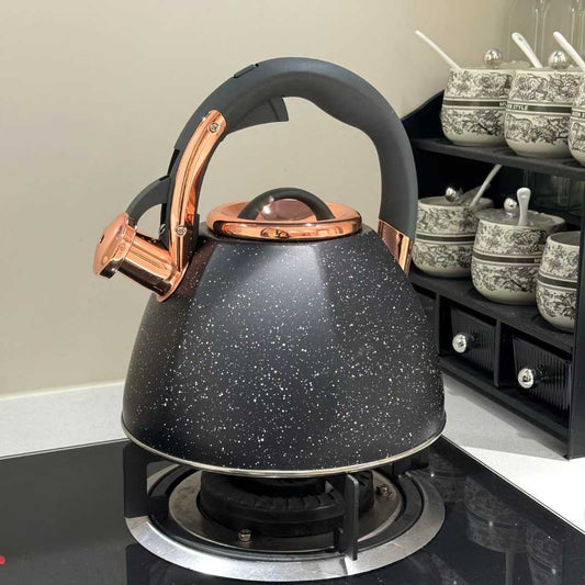 Whistling Stovetop Stainless Steel Tea Kettle, 3 Quart