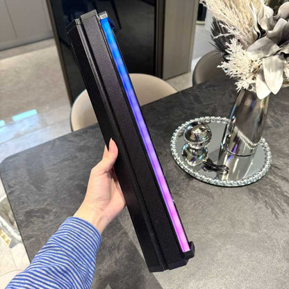 Wireless Mini Sound bar for TV with Subwoofer RGB Light 1200 mAh Portable Music Speaker