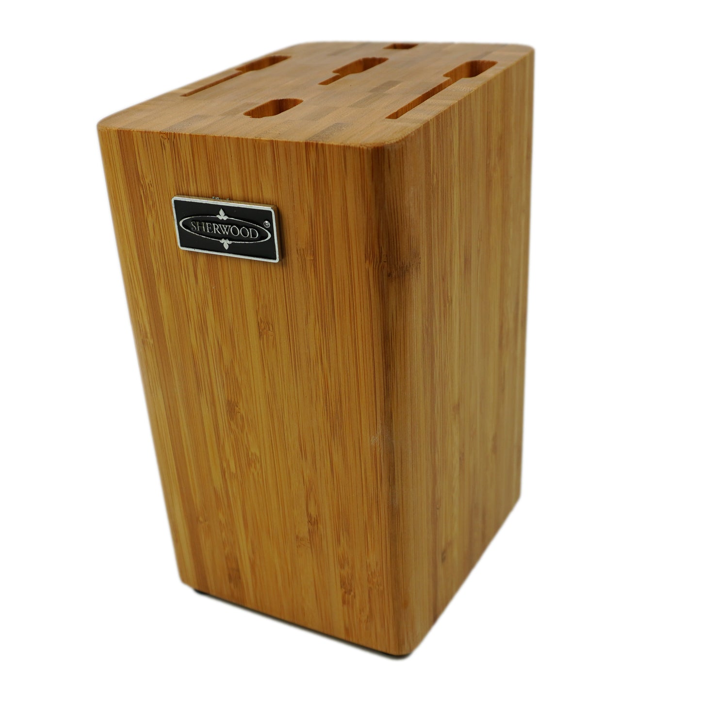 6-Piece Stainless Steel Knife Set with  Bamboo Holder