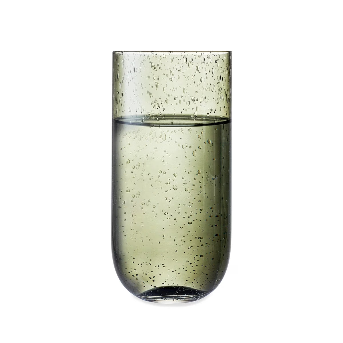 16.5oz/495ml Bubble Highball Glasses,4 Pack,Green