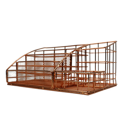 Rose Gold Desk Organizer Mesh Office Supplies Desk Accessories