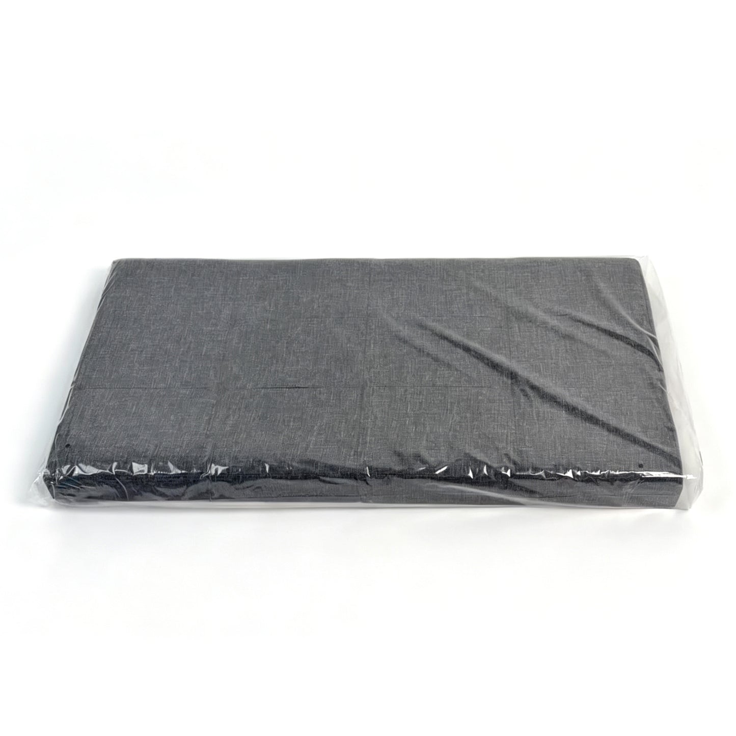 Foldable Storage Ottoman 30 inches,Dark Gray