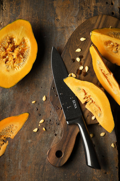5 PCS All Metal Chef Kitchen Knife Set with Sheaths and Gift Box