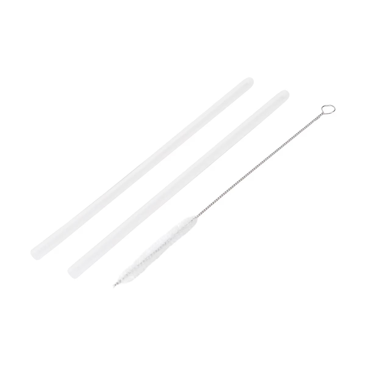 Glass Smoothie Jar Set with Straw and Brush,600ml