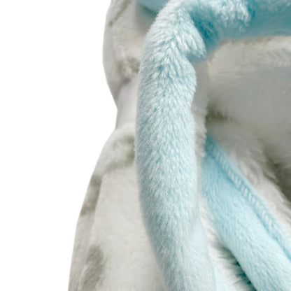 2-Piece Blanket and Security Buddy Set,Blue Puppy