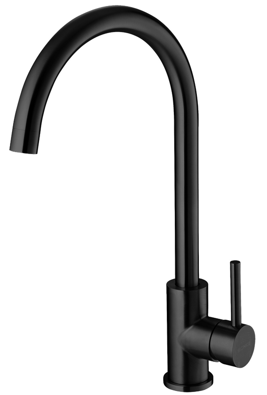 Single Handle Kitchen Faucet Matte Black - Weshop876