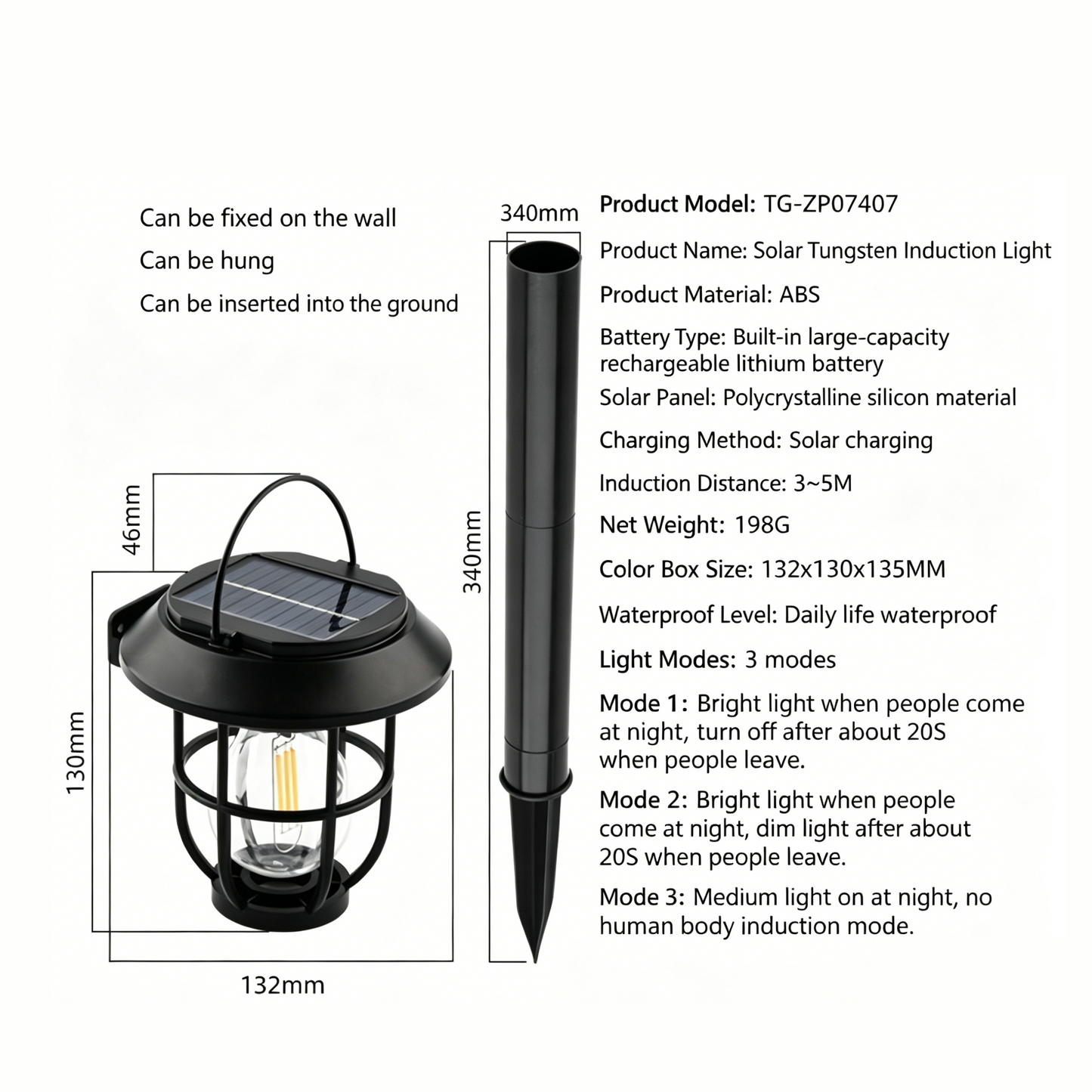 3 in 1 Hanging Lanterns