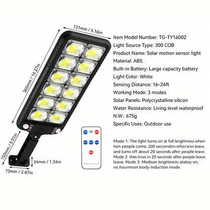 Solar Street Light 300COB