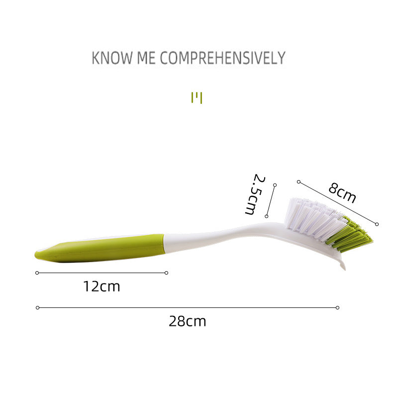 2- Piece Dish Brush with Handle (blue, green)