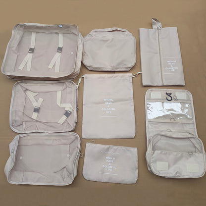 8-Piece Packing Cubes for Travel (2 Color Options)