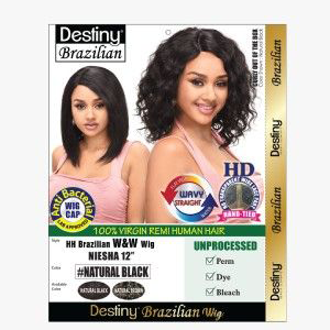 +Bij-HH Brazilian Destiny Niesha  W&W Wig NATURAL BLACK