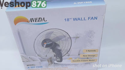 3 Speeds Control Wall Fan (3 Options)