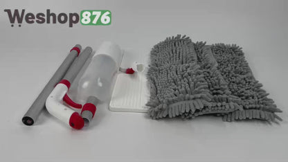 Spray Mop with 3 Reusable Double Side Microfiber Washable Pads