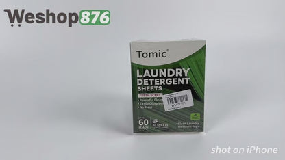 Laundry Detergent Sheets 2 Pack Each Pack 30 Units