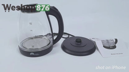 Glass Electric Kettle 1.8L, Black