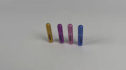Refillable Travel Perfume Mini 5ml Sprayer for Perfume, 4pcs Pack