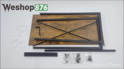 Home Office Desk for Small Spaces 15.7 x 31.5 x 29.1 Inches